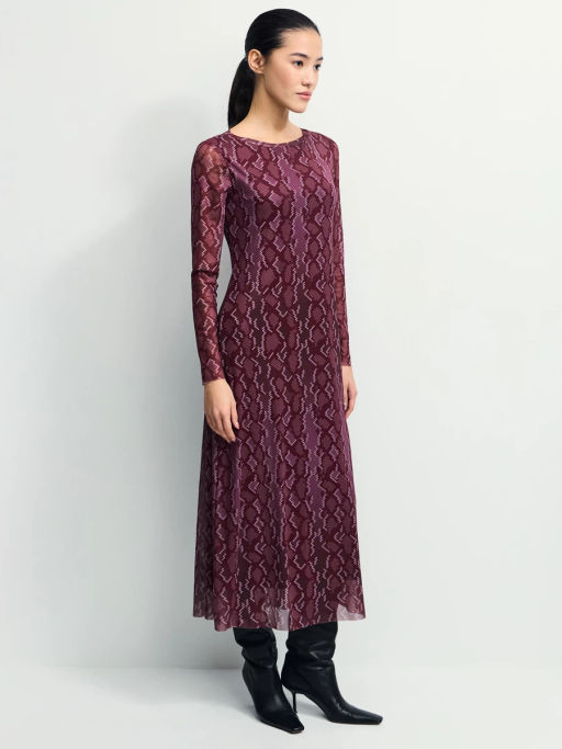 Платье миди с принтом / Zarina