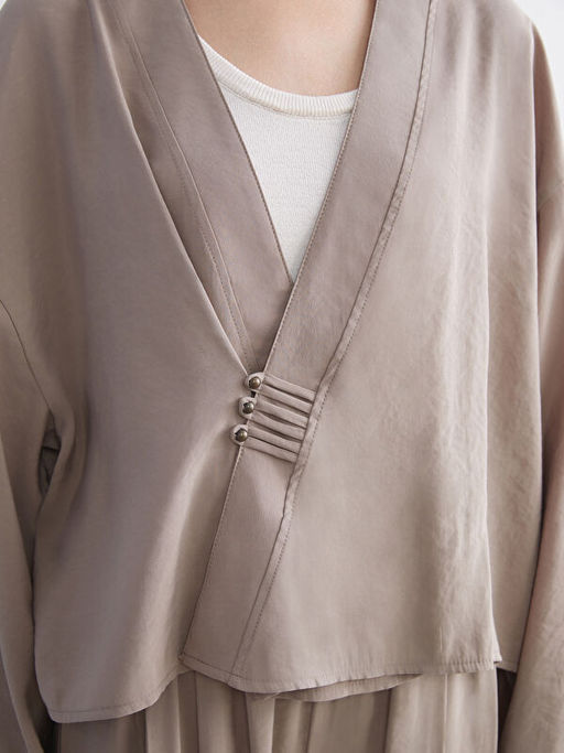 Kruvaze Yaka Oversize Kad?n Kimono