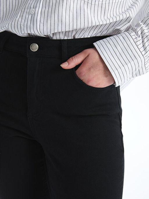 Y?ksek Bel Push Up Kad?n Jean Pantolon