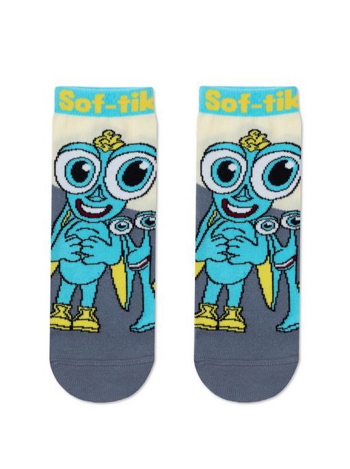 Носки дет. ГЛАЗАСТИКИ 21С-9СП,р.20 (54/6) - 616 серый - Conte elegant фото 2