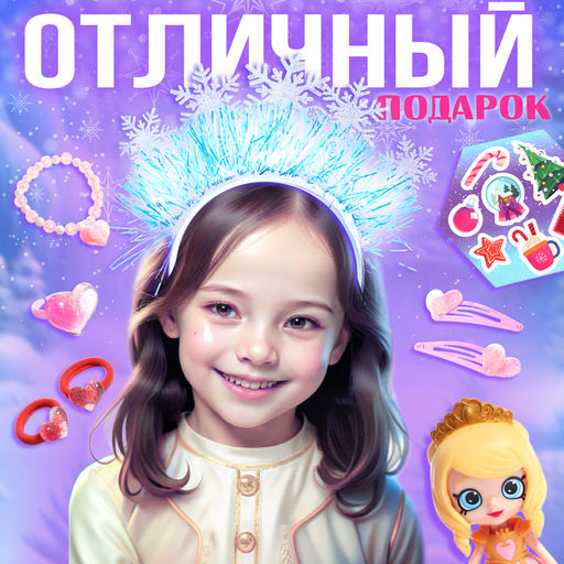 Новогодний подарочный набор Вау сюрприз, принцесса