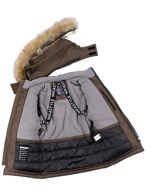 КУРТКА 4з3524 орех - Nikastyle фото 5