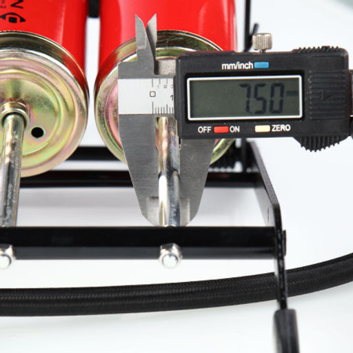 Насос ножной с манометром COMIRON FUJIN 2, стальной корпус, два поршня 55*110мм., вес 1,2 кг. /уп 10/ - Галеонтрейд фото 10