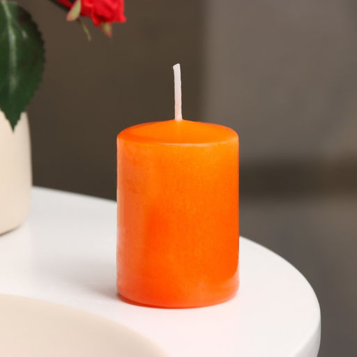 Свеча ароматическая «Манго», 4×6 см, в коробке