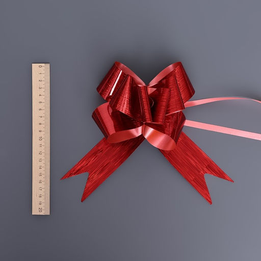 Цена за 10 шт. Бант-бабочка №5, красный - Simaland фото 3