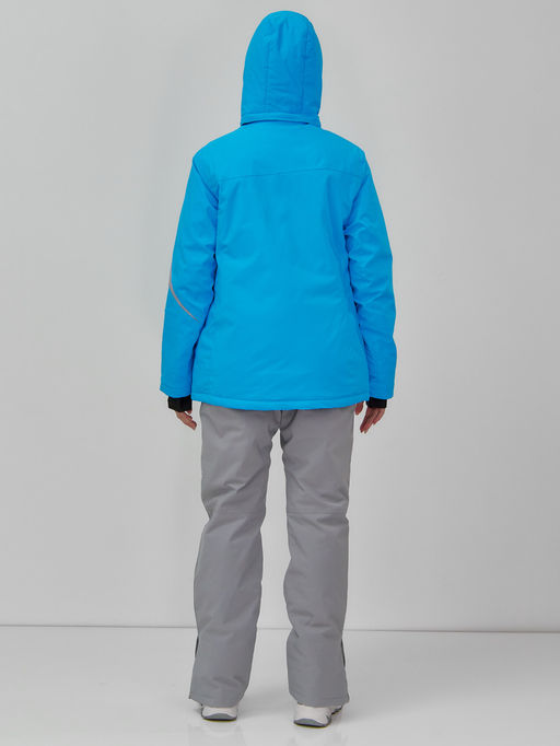 Горнолыжная куртка женская зимняя синего цвета 7017S - Chunmai фото 13