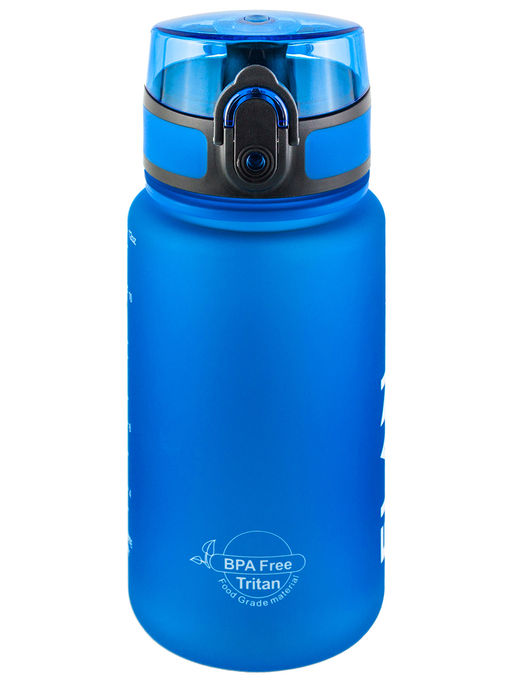 Бутылка для воды 350 мл 6,8*6,8*17 см "Style Matte" небесная