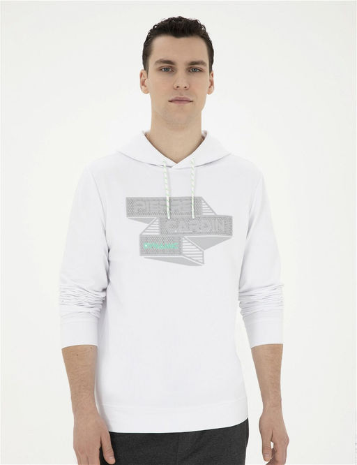 Beyaz Regular Fit Sweatshirt - Pierre cardin фото 3