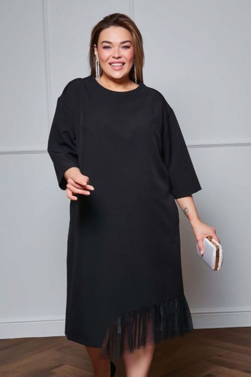 Платье Luxury Moda 1405 угольный