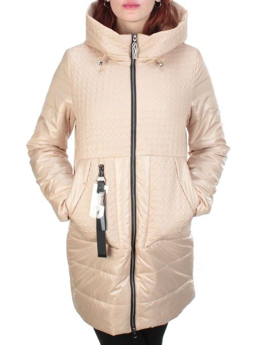 167 BEIGE Куртка демисезонная женская ROVITHI (100 гр.синтепона) - Fashion фото 2
