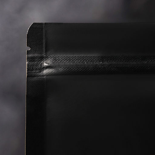 Цена за 100 шт. Пакет Zip-lock Крафт с прямоугольным окном, черный,10×15×3 см