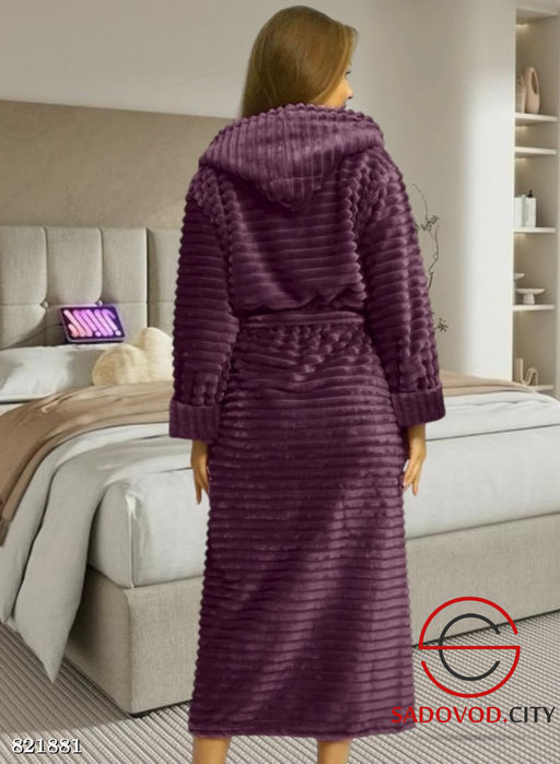 Халат домашний с поясом