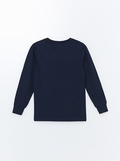 Bisiklet Yaka Fenerbah?e Bask?l? Uzun Kollu Erkek ?ocuk Pijama Tak?m?