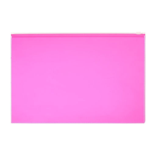 Набор папок-конвертов на ZIP-молнии A4, 180 мкм, Calligrata «Акварель», полупрозрачные, 5 штук, МИКС