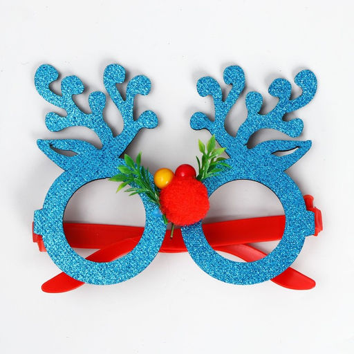 Карнавальные очки Узор, цвет голубой - Simaland фото 2