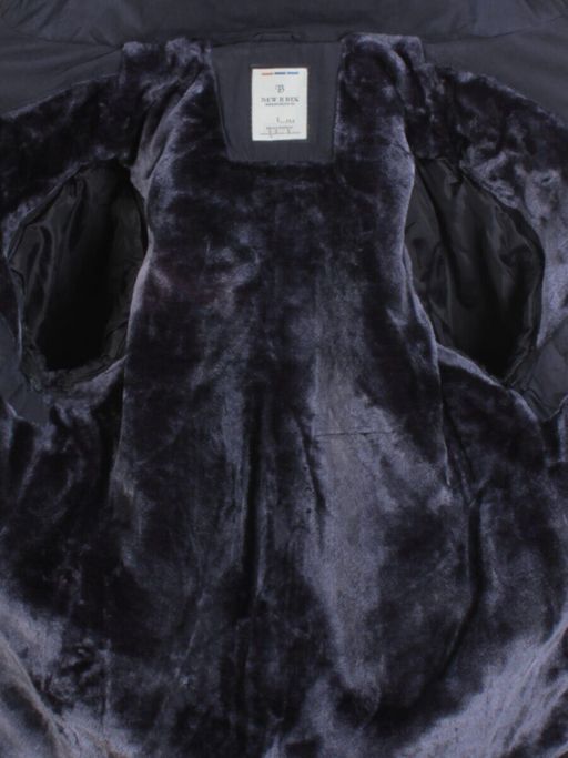 J830111 DEEP BLUE Куртка-жилет мужская зимняя NEW B BEK (100 гр. синтепон и искусственный мех)