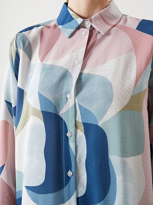 Desenli Kad?n G?mlek Tunik