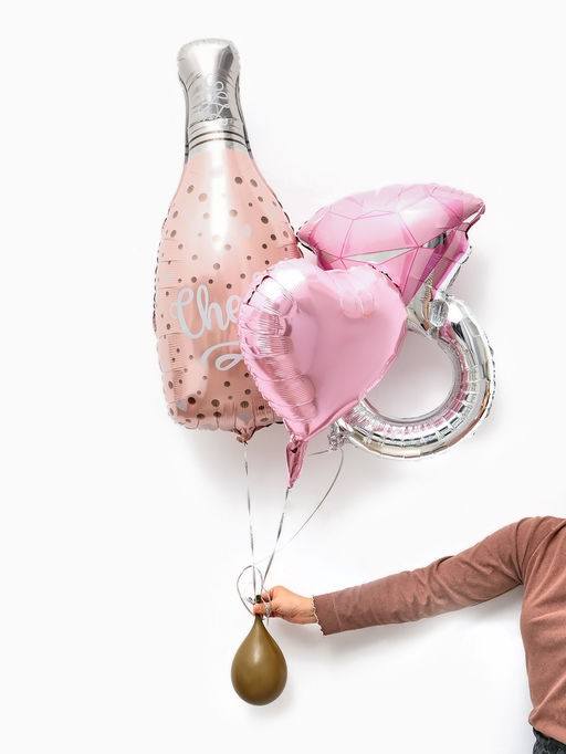Воздушные шары фольгированные, набор «Девичник», 5 шт.