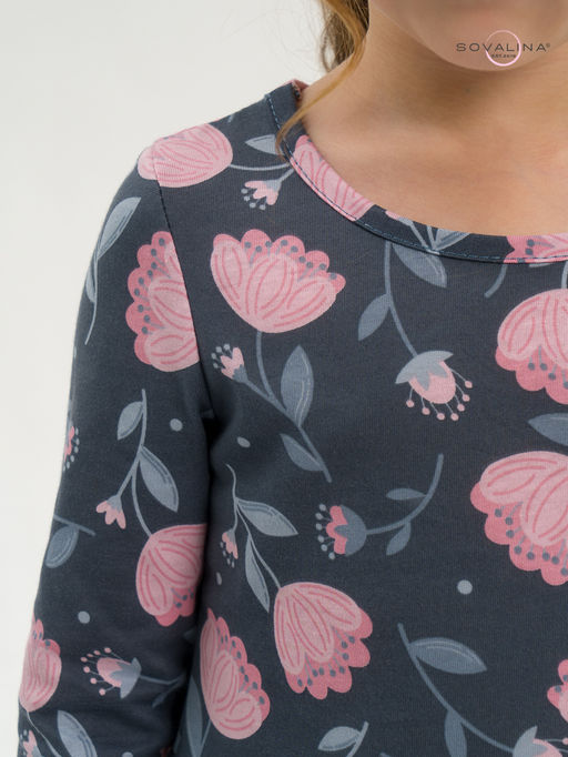 Платье Эля тюльпаны в дымке - Sovalina фото 26