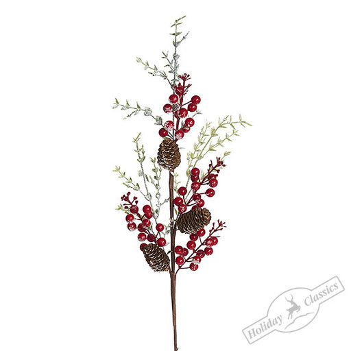 Ветка "Зимний букет", 67 см