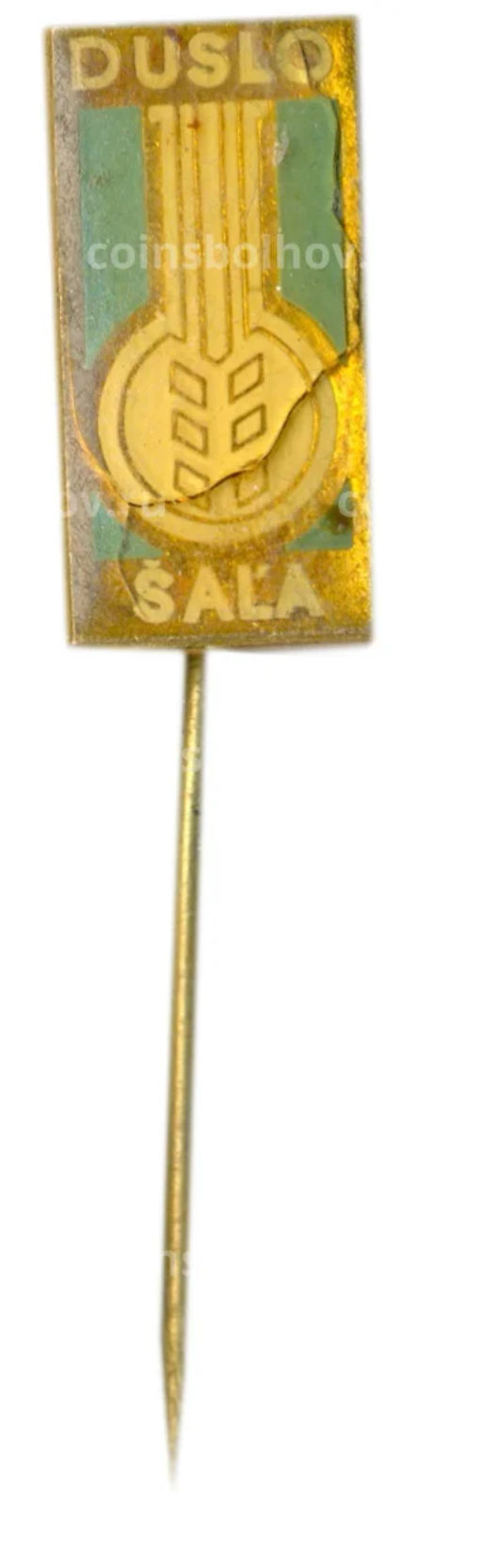 Значок рекламный DUSLO SALA