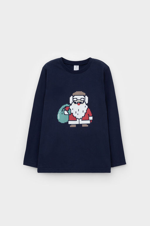 К 1600/глубокий синий,шотландская клетка пижама дет - Crockid фото 3