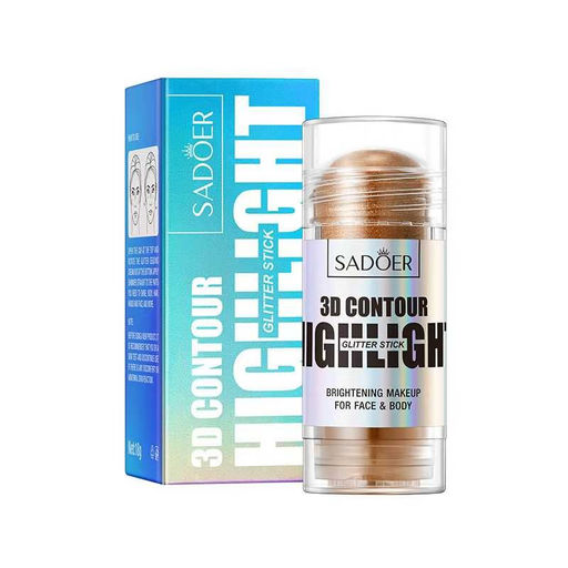 SADOER ?Хайлайтер-стик для сияющего покрытия 3D Contour Highlighter, тон 04  фото 3