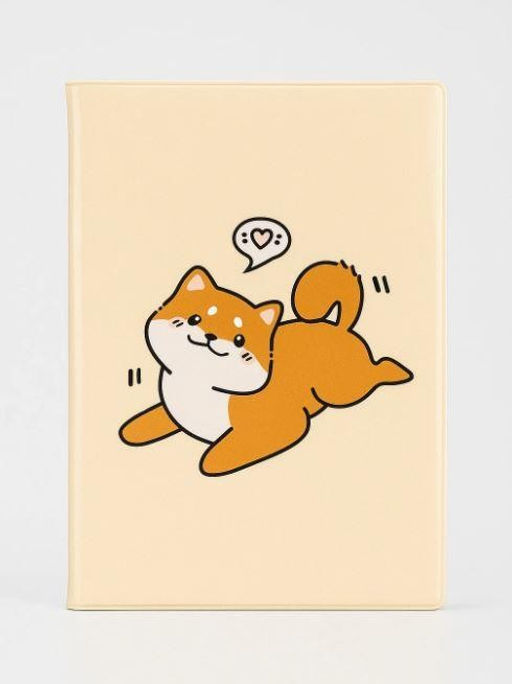 Обложка для паспорта Аниме Shiba inu love, плотность 560 мкм