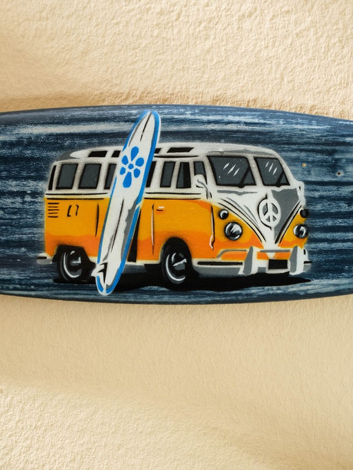 Панно «Доска для сёрфа Сплитти», дерево, 30×7 см