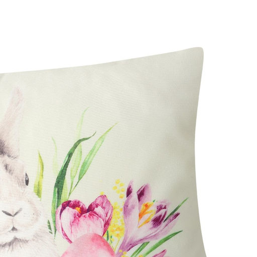 Наволочка декоративная ЭтельПасхальный кролик 40х40 см, полиэстер, велюр  фото 7