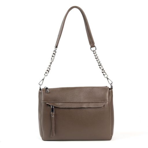 Женская кожаная сумка 1534-С Хаки - Cidirro фото 2