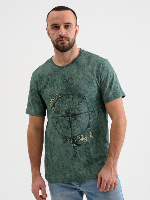 Футболка 100% ХЛОПОК Роза ветров - Оптима фото 28