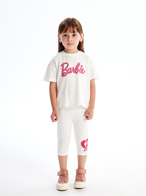 Beli Lastikli Barbie Bask?l? K?z Bebek Tayt - Waikiki фото 2