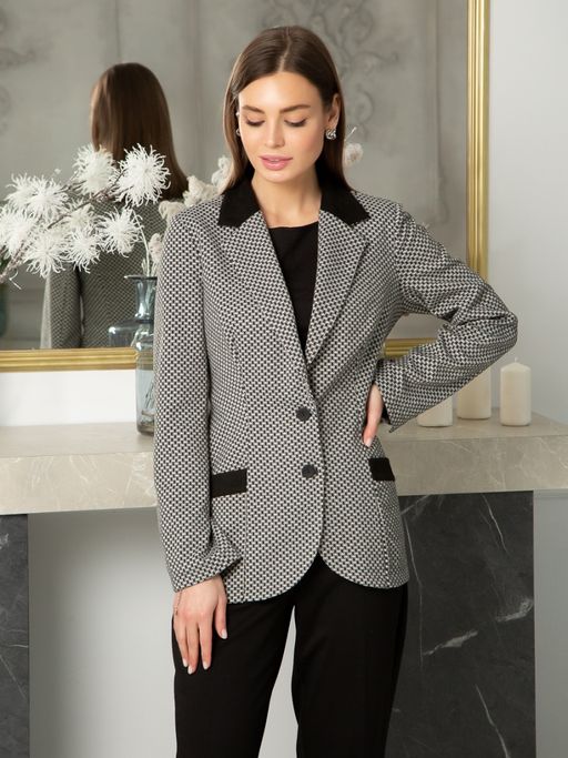 16-195 Жакет - Вишня фото 3