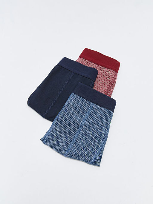 Standart Kal?p Pamuklu Esnek Erkek Boxer 3l? - Waikiki фото 2