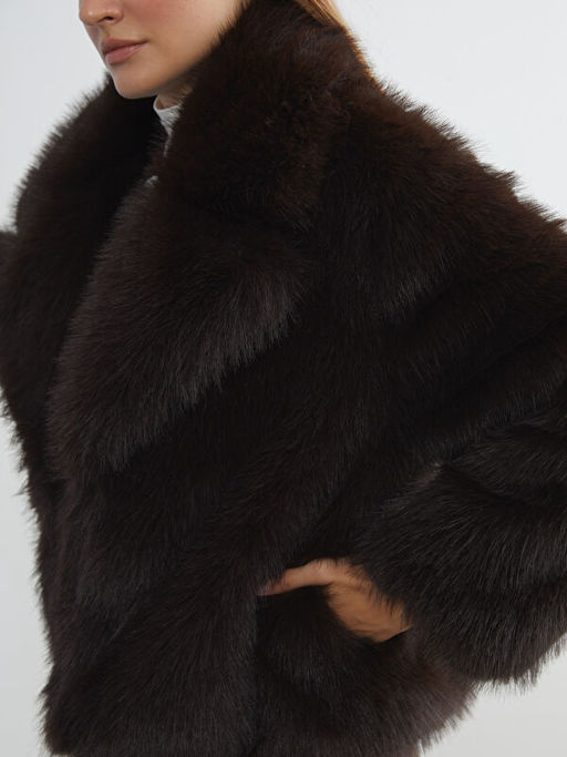 Ceket Yaka Kad?n K?rk Mont