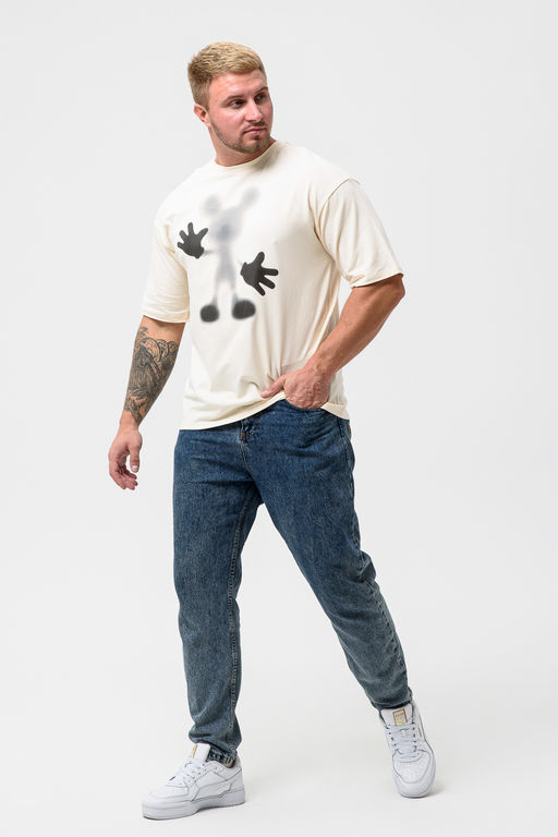 Футболка мужская 8507/1 оверсайз