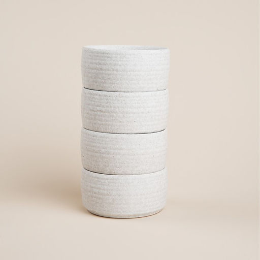 Салатники SL Home Арена Бланка, 370 мл, d=11 см, набор 4 шт., керамика, белые