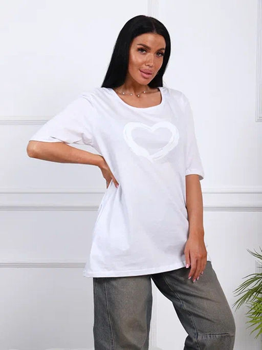 Футболка удлиненная 783