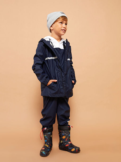 Basic Erkek ?ocuk Ya?murluk ve Salopet - Waikiki фото 2