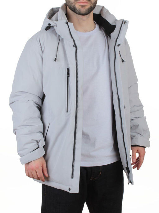 D6300 LT. GRAY Куртка мужская зимняя (200 гр. био-пух)