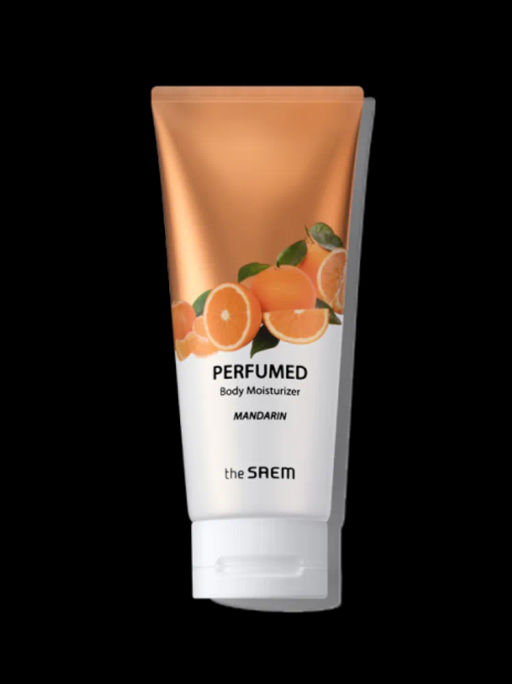 Парфюмированный крем для тела яркими цитрусовыми нотами THE SAEM Perfumed Body Moisturizer Mandarin, 200ml