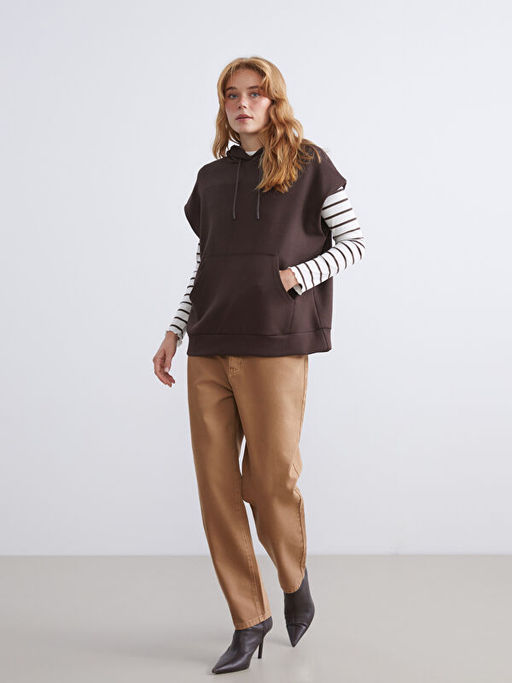 Oversize Kad?n Hoodie