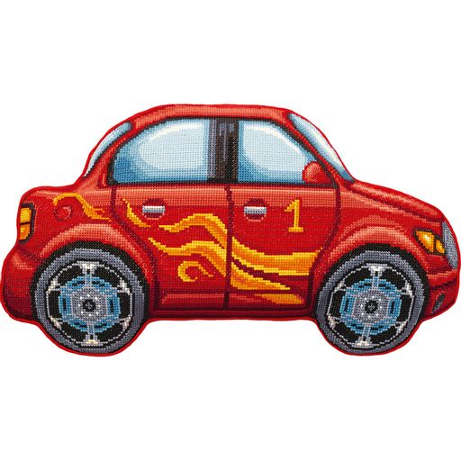 Набор для вышивания PANNA PD-7023 Подушка Красная машинка 44 х 26 см