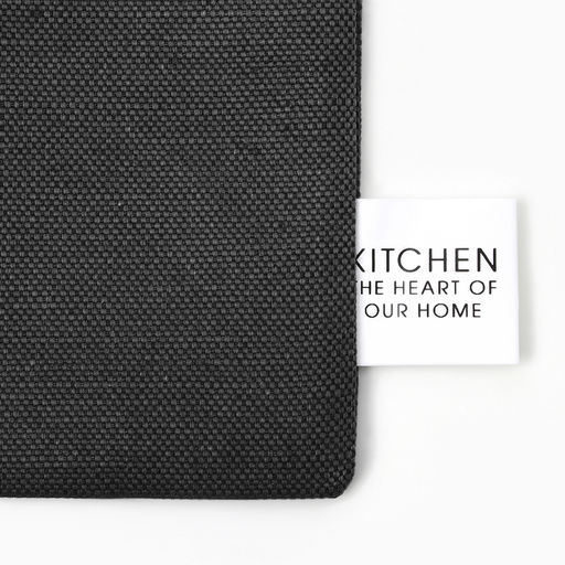 Мешочек текстильный «Этель» Home collection, 27×34 см, 45% лён, 55% хлопок, чёрный
