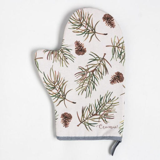 Набор кухонный Christmas tree варежка-прихватка 20х28см, прихватка 19х19см,100%хл - Этель фото 3