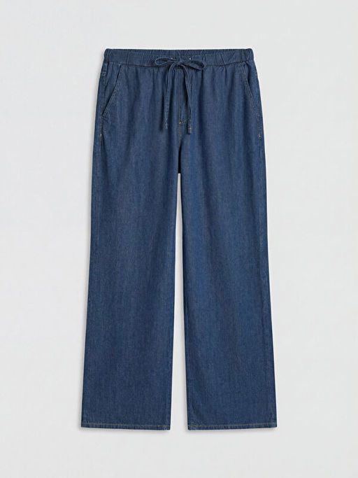 Джинсы Beli Lastikli Wideleg Kadın Jean Pantolon женские с эластичным поясом