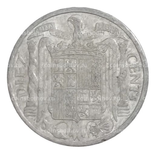 10 сентимо 1953 года Испания