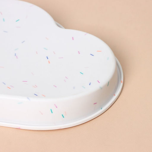 Форма для выпечки KONFINETTA Сердце, силикон, 25?23?3.5 см (внутр. размеры 23?21?3.5 см), белая