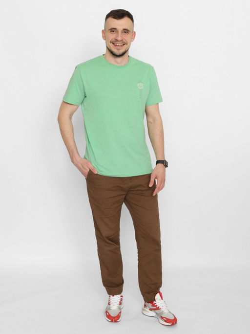 CRB wear/FSMM 60236-38 Футболка мужская,ментоловый/Ex.Cherubino  фото 2